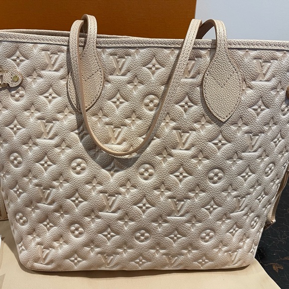 NEW Louis Vuitton Empreinte Stardust Neverfull MM Beige Limited Edition - Picture 2 of 8
